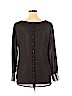 CC 100% Polyester Black Long Sleeve Blouse Size XL - photo 2
