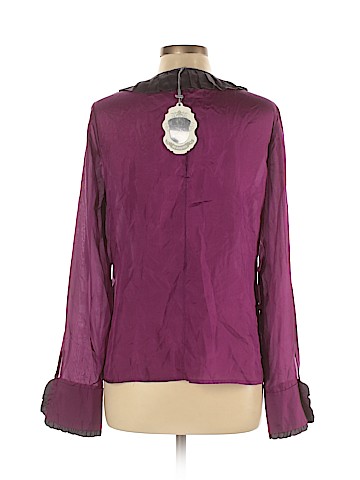 BB Dakota Long Sleeve Silk Top (view 2)