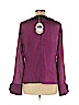 BB Dakota 100% Silk Purple Long Sleeve Silk Top Size L - photo 2
