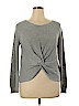 Woven Heart 100% Cotton Gray Pullover Sweater Size XL - photo 1
