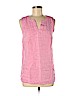 Talbots 100% Linen Pink Sleeveless Blouse Size M - photo 1