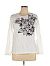 Style&Co Sport 100% Cotton White Long Sleeve T-Shirt Size XL - photo 1