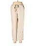 Caslon 100% Linen Ivory Linen Pants Size L - photo 1