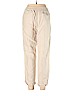 Caslon 100% Linen Ivory Linen Pants Size L - photo 2