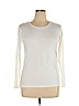 Apt. 9 White Long Sleeve T-Shirt Size XL - photo 1