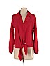 Gibson Red Long Sleeve Blouse Size S (petite) - photo 1