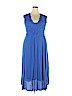 Reba 100% Cotton Blue Casual Dress Size XL - photo 1
