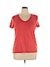 Talbots 100% Pima Cotton Orange Short Sleeve T-Shirt Size XL - photo 1