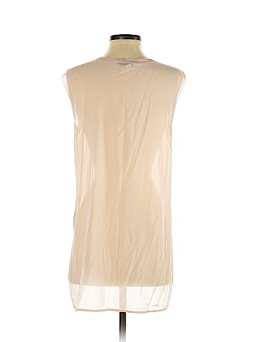 Vince. Short Sleeve Silk Top (view 2)