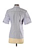 Banana Republic 100% Cotton Purple Short Sleeve Button-Down Shirt Size XS - photo 2