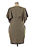 Calvin Klein 100% Polyester Gray Casual Dress Size 14 - photo 2