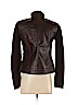 DKNY Jeans 100% Leather Brown Leather Jacket Size S - photo 2