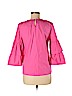 J.Crew Mercantile Pink 3/4 Sleeve Blouse Size 6 - photo 2
