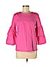 J.Crew Mercantile Pink 3/4 Sleeve Blouse Size 6 - photo 1