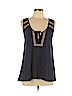 Forever 21 100% Rayon Blue Sleeveless Top Size L - photo 1