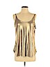New York Clothing Co. Gold Sleeveless Blouse Size S - photo 1