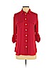 Ann Taylor LOFT 100% Polyester Red Long Sleeve Blouse Size S - photo 1