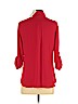 Ann Taylor LOFT 100% Polyester Red Long Sleeve Blouse Size S - photo 2