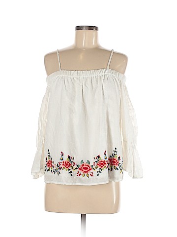 J.O.A. Just One Answer 3/4 Sleeve Blouse (view 1)