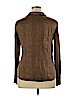 NY&Co 100% Silk Brown Long Sleeve Silk Top Size XL - photo 2