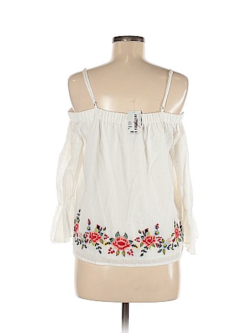 J.O.A. Just One Answer 3/4 Sleeve Blouse (view 2)