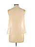 Bar III White Sleeveless Blouse Size L - photo 2