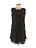 XXI 100% Polyester Black Casual Dress Size L - photo 1
