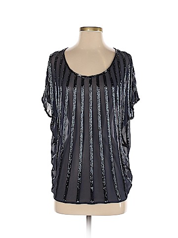 Joie Short Sleeve Silk Top (view 1)