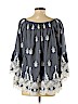 RUBY YAYA 100% Cotton Blue Long Sleeve Blouse Size S - photo 2