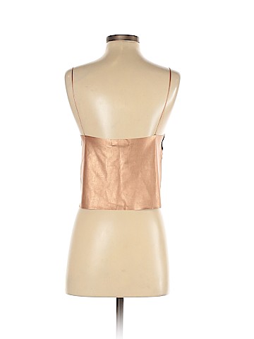 Zara Basic Faux Leather Top (view 2)