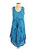 Just Cruising 100% Rayon Blue Casual Dress One size - photo 1