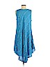 Just Cruising 100% Rayon Blue Casual Dress One size - photo 2