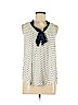 Maeve by Anthropologie 100% Polyester Ivory Sleeveless Blouse Size 6 - photo 1