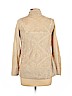 Pink Rose 100% Acrylic Tan Cardigan Size L - photo 2
