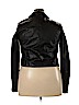 Wild Fable 100% Polyester Black Faux Leather Jacket Size XXL - photo 2