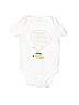 Baby Gap 100% Cotton White Short Sleeve Onesie Size 3-6 mo - photo 1