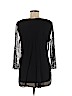 Alfani 100% Nylon Black 3/4 Sleeve Top Size M - photo 2