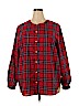 Old Navy 100% Cotton Red Long Sleeve Button-Down Shirt Size XXL - photo 1