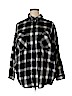 Mossimo Supply Co. 100% Cotton Black Long Sleeve Button-Down Shirt Size XXL - photo 1