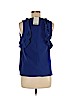 Deletta Blue Sleeveless Top Size M - photo 2
