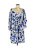 H&M 100% Viscose Blue Casual Dress Size 8 - photo 1