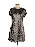 MNG 100% Polyester Gold Cocktail Dress Size L - photo 1