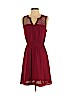 Market and Spruce 100% Polyester Red Casual Dress Size S - photo 1
