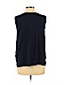 Ann Taylor LOFT 100% Polyester Blue Sleeveless Top Size L - photo 2