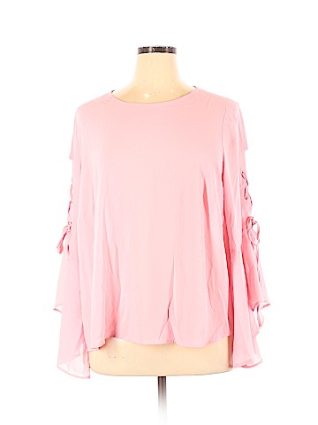 ELOQUII Long Sleeve Blouse (view 1)