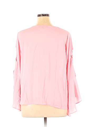 ELOQUII Long Sleeve Blouse (view 2)