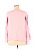 ELOQUII 100% Polyester Pink Long Sleeve Blouse Size 16 - photo 2