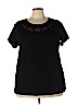 Torrid Black Short Sleeve T-Shirt Size 3X Plus (3) - photo 1