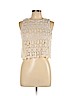 Forever 21 Ivory Sleeveless Blouse Size L - photo 1