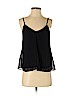 Topshop 100% Polyester Black Sleeveless Blouse Size 2 - photo 1